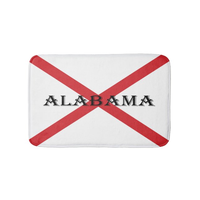 Tapete De Banheiro Alabama e Flag bmt (frente)