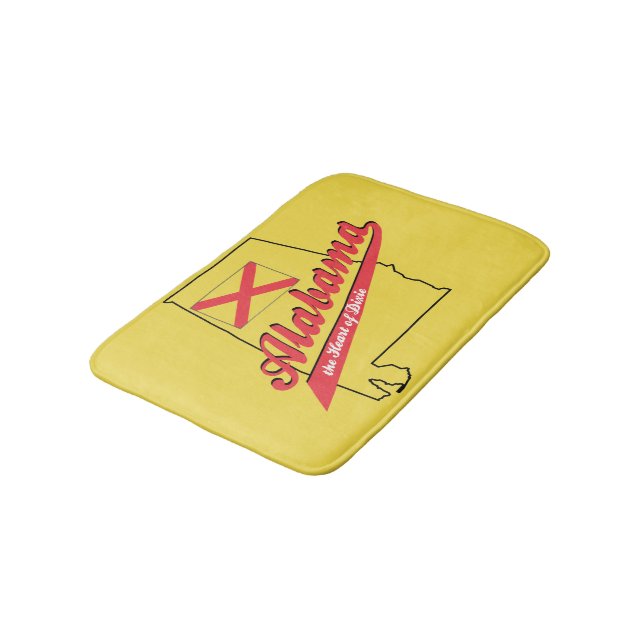 Tapete De Banheiro Alabama Heart of Dixie (Angulado)