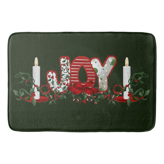 Tapete De Banheiro Alegria de Natal (Frente)