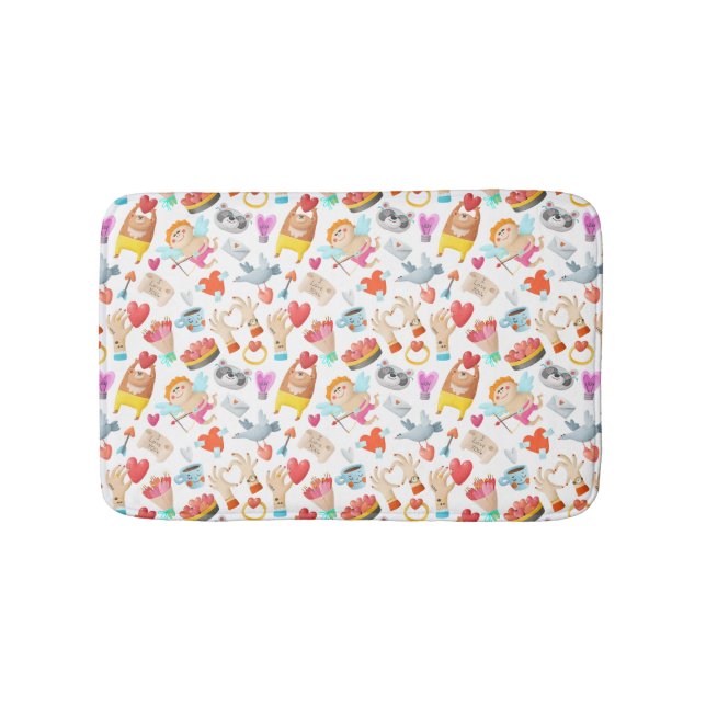 Tapete De Banheiro Alfombrilla de baño San Valentín (frente)