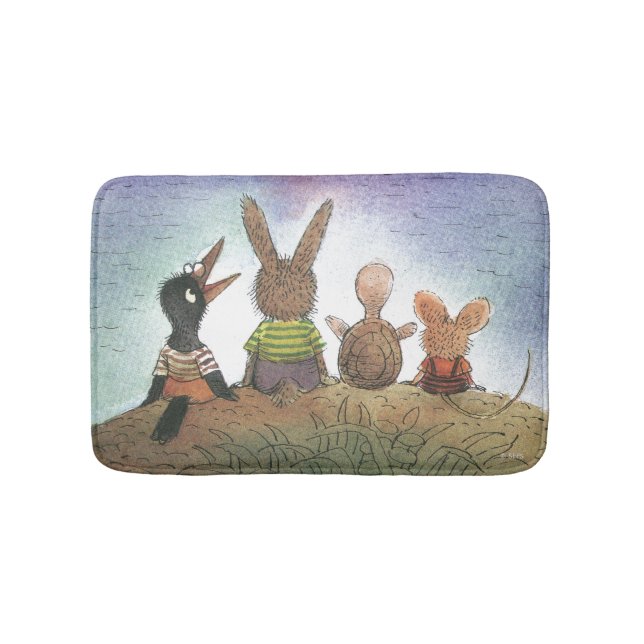 Tapete De Banheiro Algo Vermelho (frente)