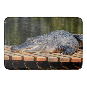 Tapete De Banheiro Alligator no Parque Estadual da Vida Selvagem de H