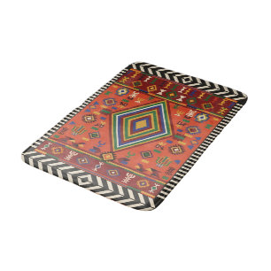 Tapete De Banheiro Alma Nômade de Neon - Tapeçaria Geométrica Tribal