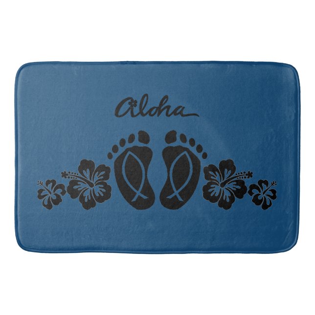 Tapete De Banheiro Aloha Bath Mat (Frente)
