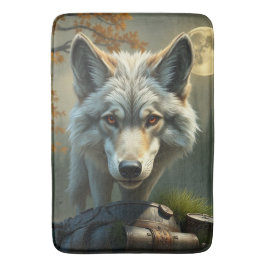 Tapete De Banheiro „Alpha-Wolf – König der Wildnis“