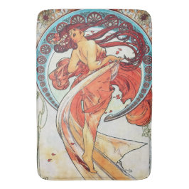 Tapete De Banheiro Alphonse Mucha Dance Vintage Art Nouveau Painting