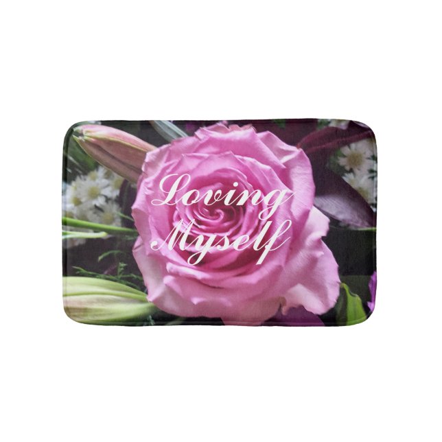 Tapete De Banheiro Amando-me Bath Mat (frente)