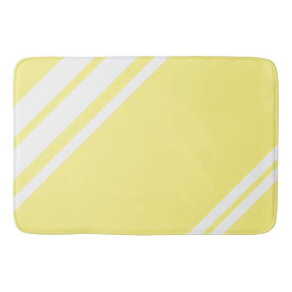Tapete De Banheiro Amarelo claro: Linhas modernas em branco