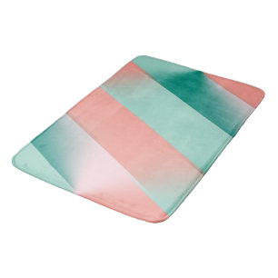 Tapete De Banheiro Amarelo cor-de-rosa suave Yucca e espuma verde-de-