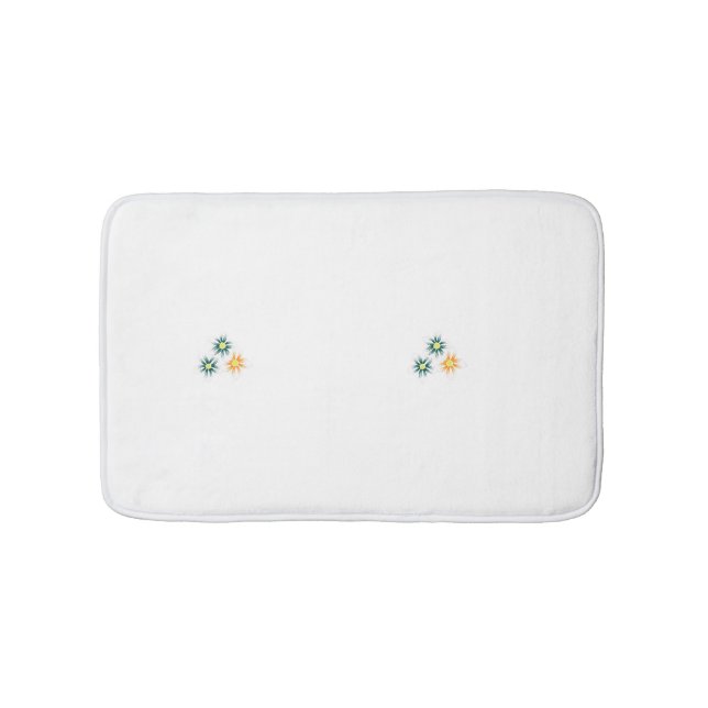 Tapete De Banheiro Amarelo de Banana, Verde Azul Escuro, decorativo (frente)