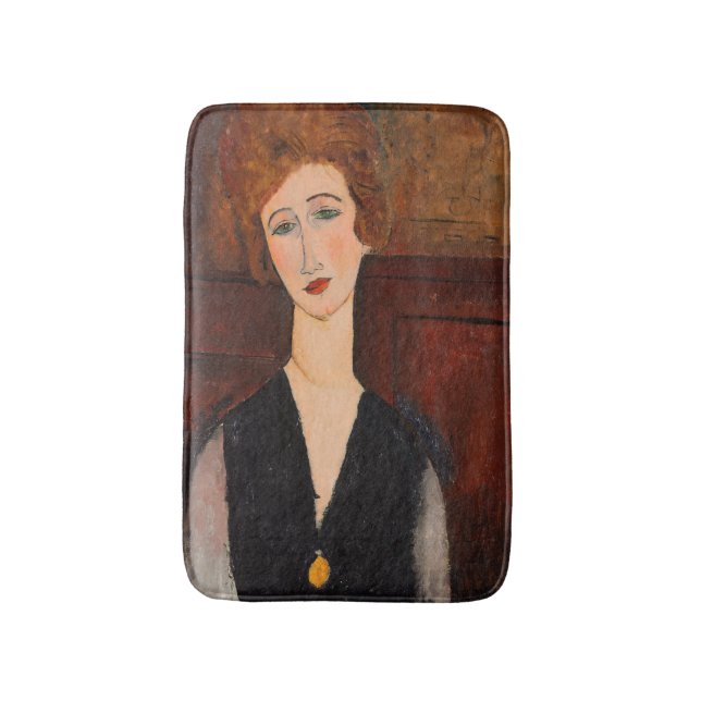 Tapete De Banheiro Amedeo Modigliani - Retrato de uma Mulher (Frente Vertical)