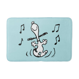 Tapete De Banheiro Amendoins Snoopy Dancing