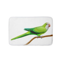 Amigável Monk Parrot Bath Mat
