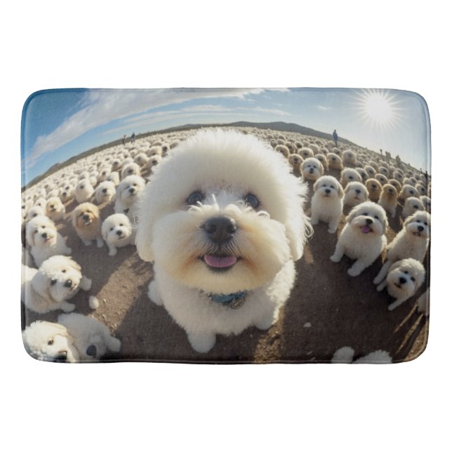 Tapete De Banheiro Amigo feliz e seus amigos (Frente)