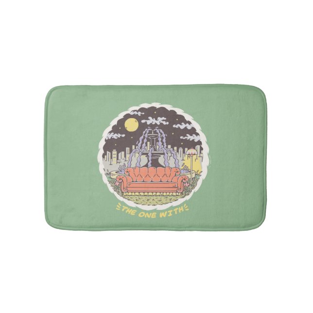 Tapete De Banheiro AMIGOS™ | Fonte dos desenhos animados (frente)