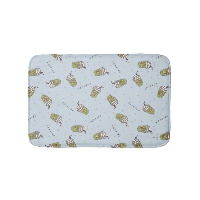 Tapete De Banheiro AMIGOS™ | Padrão de Perk Central da Bolinhas (frente)