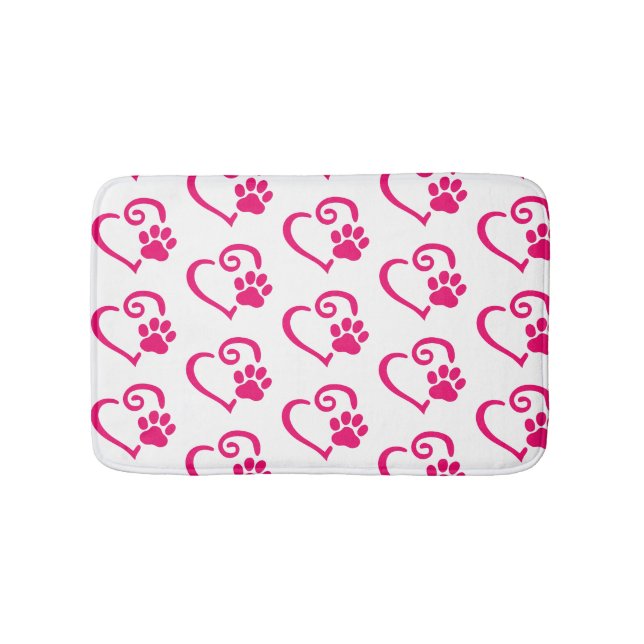 Tapete De Banheiro Amo meu banheiro de cachorrinho (frente)