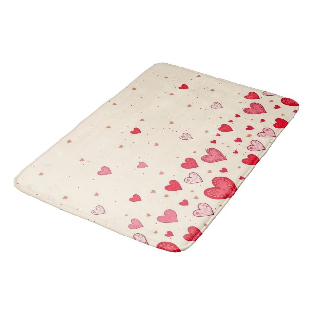 Tapete De Banheiro Amor, Corações, Namorados, Casamento - Bath Mat (Angulado)