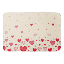 Tapete De Banheiro Amor, Corações, Namorados, Casamento - Bath Mat