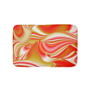 Tapete De Banheiro Amor e Abstrato 3D Rainbowart Dourado