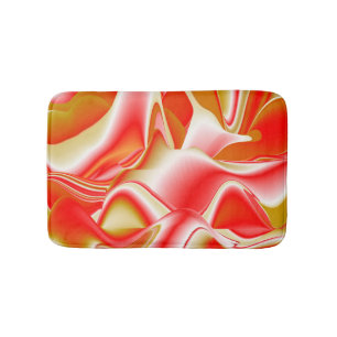 Tapete De Banheiro Amor e Abstrato 3D Rainbowart Dourado