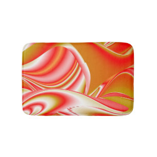 Tapete De Banheiro Amor e Abstrato 3D Rainbowart Dourado