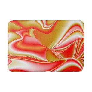 Tapete De Banheiro Amor e Abstrato 3D Rainbowart Dourado