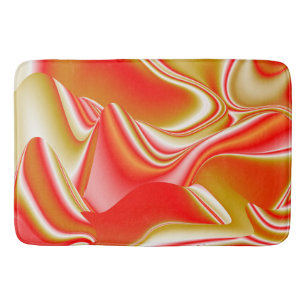 Tapete De Banheiro Amor e Abstrato 3D Rainbowart Dourado