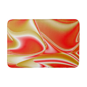 Tapete De Banheiro Amor e Abstrato 3D Rainbowart Dourado