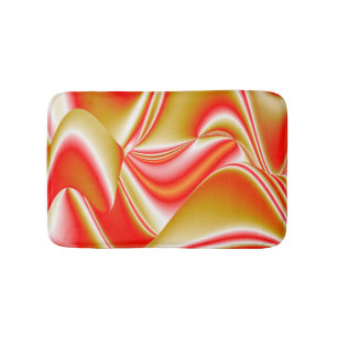 Tapete De Banheiro Amor e Abstrato 3D Rainbowart Dourado
