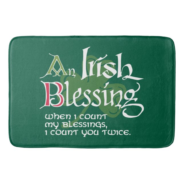 Tapete De Banheiro An Irish Blessing (Frente)