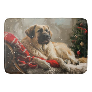 Tapete De Banheiro Anatólia Pastor Cachorro Festivo