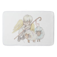 Angel Shepherd com Lambs Pastoral