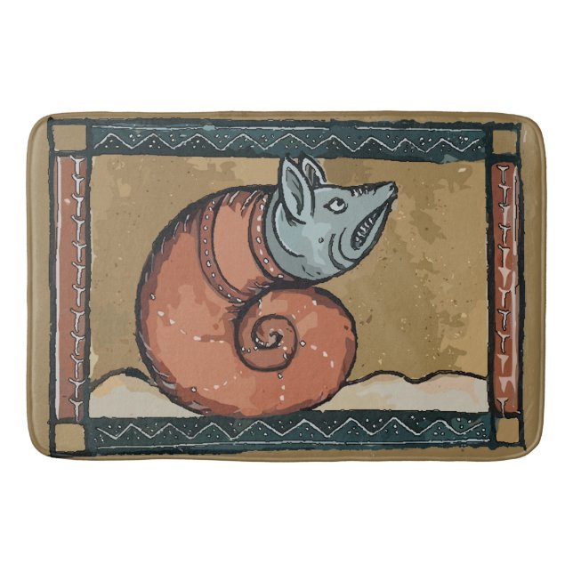 Tapete De Banheiro Angury Snail Bath Mat (Frente)