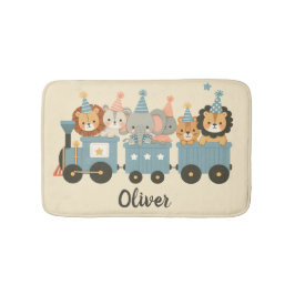 Tapete De Banheiro Animais de Festa Caçada no Comboio Personalizados