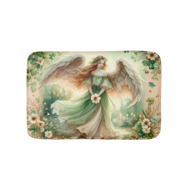 Tapete De Banheiro Anjo Serenidade do Trevo (frente)