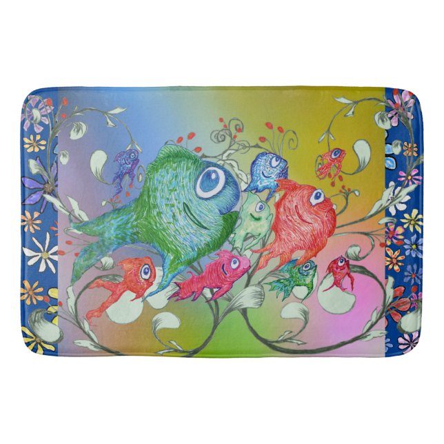 Tapete De Banheiro Antecipação da pesca (Frente)