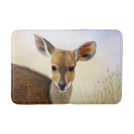 Tapete De Banheiro Antelope Bushbuck Young African Deer Drawing