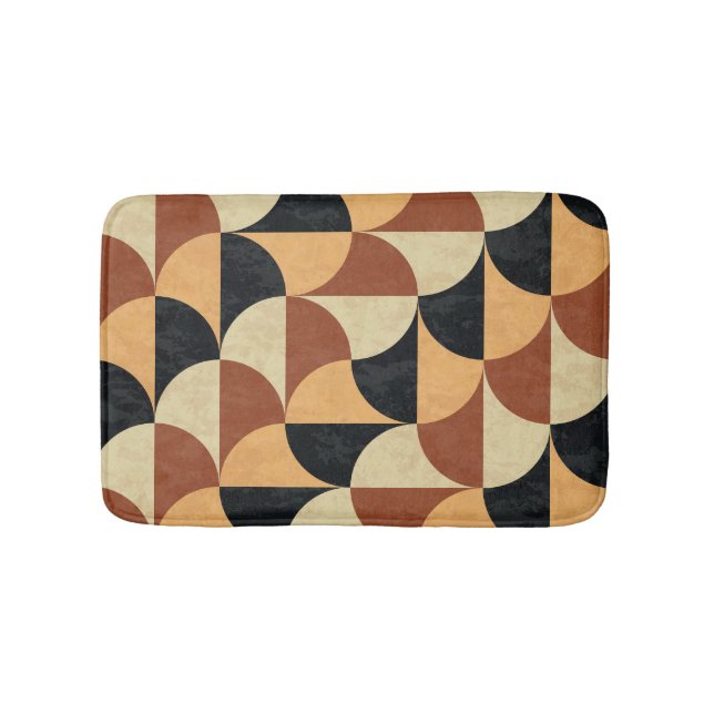 Tapete De Banheiro Antigo chão de mármore, textura geométrica perfeit (frente)