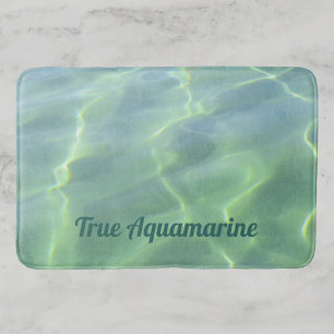 Tapete De Banheiro Aquamarine Tropical Water