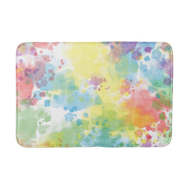 Tapete De Banheiro Aquarela (Frente)