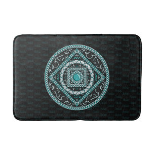 Tapete De Banheiro Aquarius Mandala Bath Mat