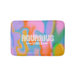 Tapete De Banheiro Aquarius zodiac abstrato moder colorido