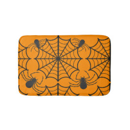 Tapete De Banheiro Aranha Assustadora Teia de Aranha Halloween