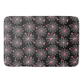 Tapete De Banheiro Aranhas e Semanas Rosa