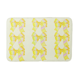 Tapete De Banheiro Arcos Amarelas Bath Mat