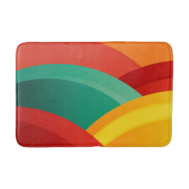 Tapete De Banheiro Arcos de cores vibrantes