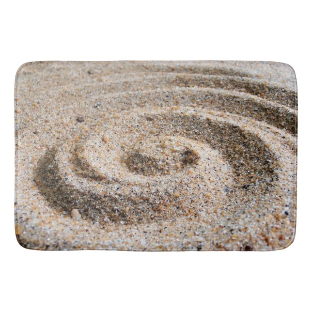 Tapete De Banheiro Areia Twirled (Frente)