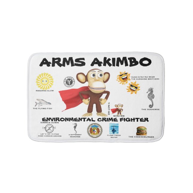 Tapete De Banheiro ARMSAKIMBO 2 kids (frente)