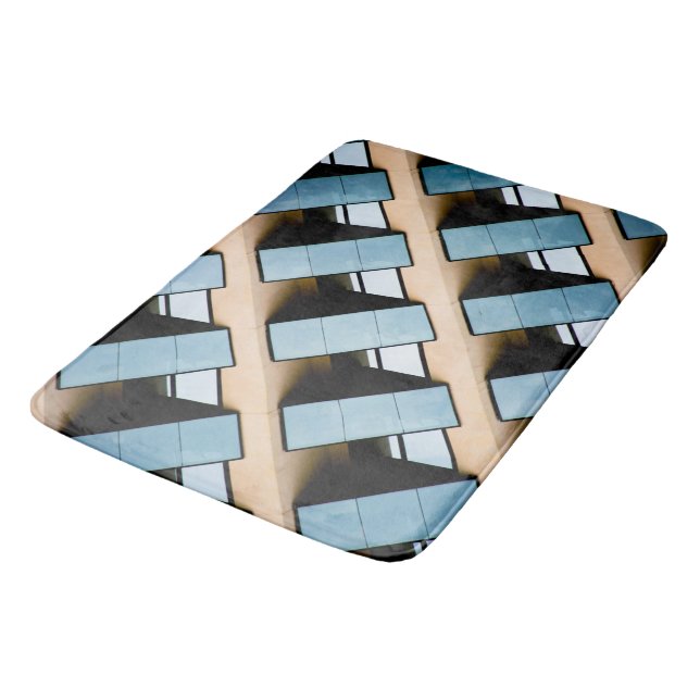 Tapete De Banheiro Arquitetura moderna de construção (Angulado)